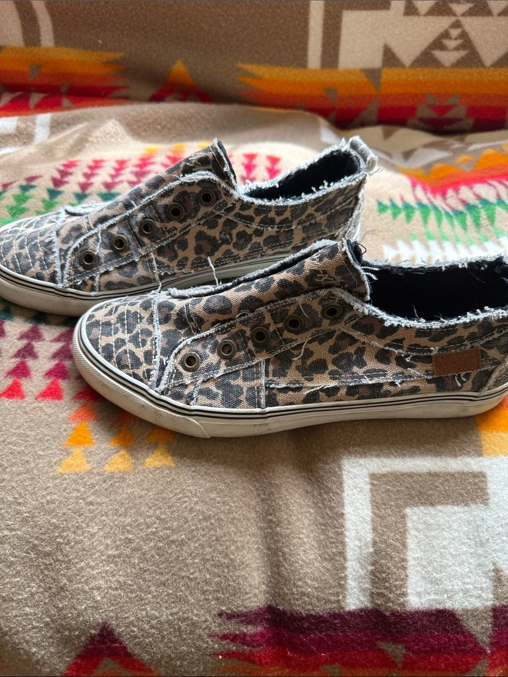 Blowfish Malibu Low-Top Sneakers in animal print